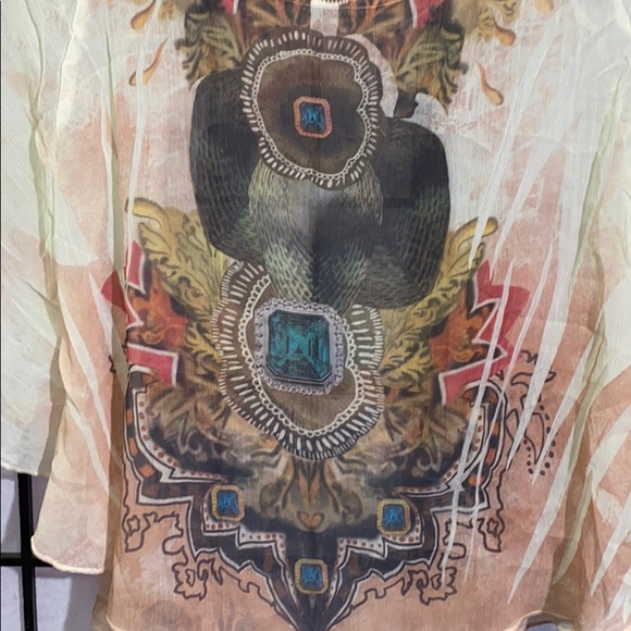 Cleo Semi Sheer Top Size S - Picture 2 of 5